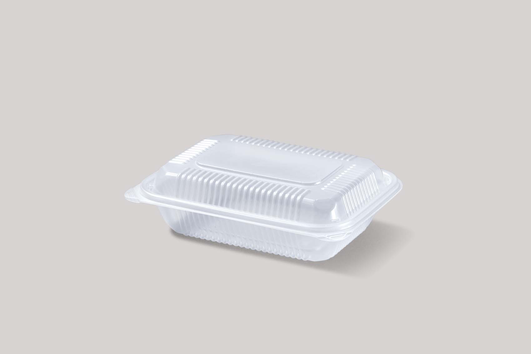 กล่องอาหารสี่เหลี่ยมฝาติด 1 ช่อง (TL-001)